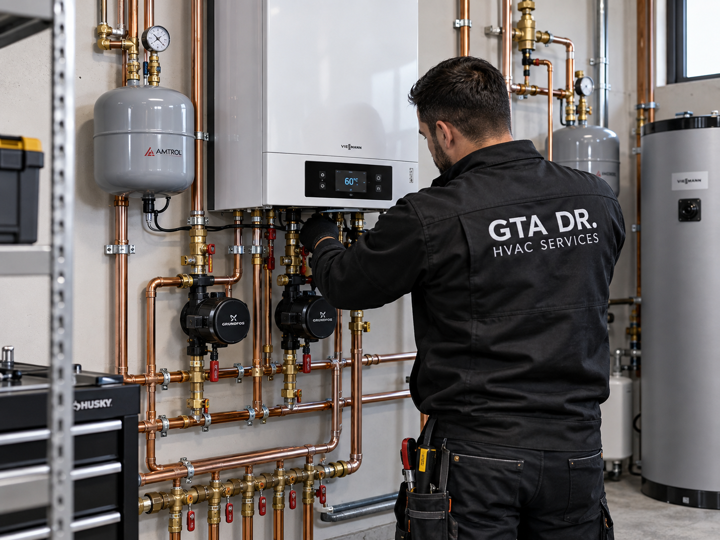 Commercial HVAC rooftop service